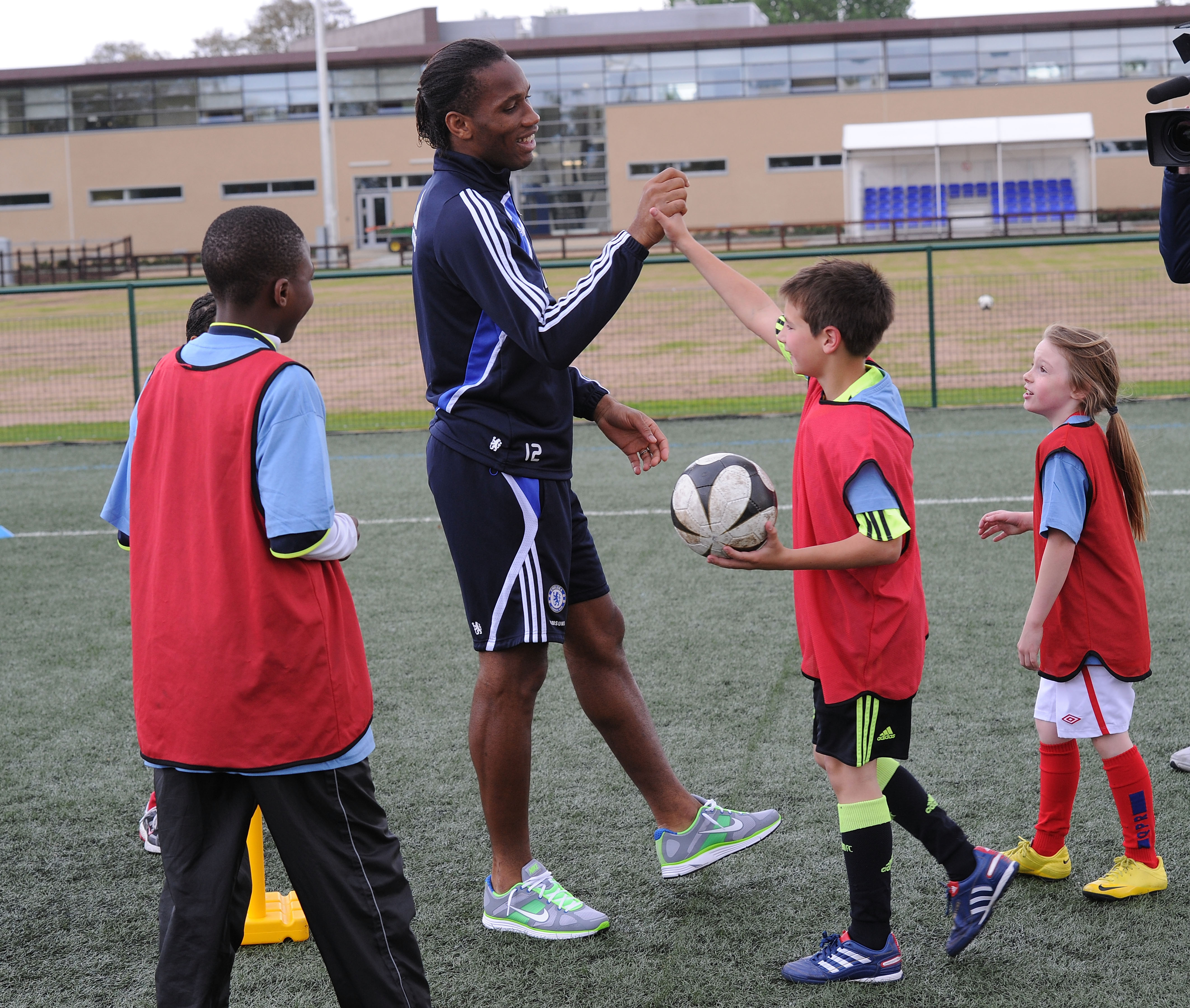 May 2010 Training With Didier Drogba